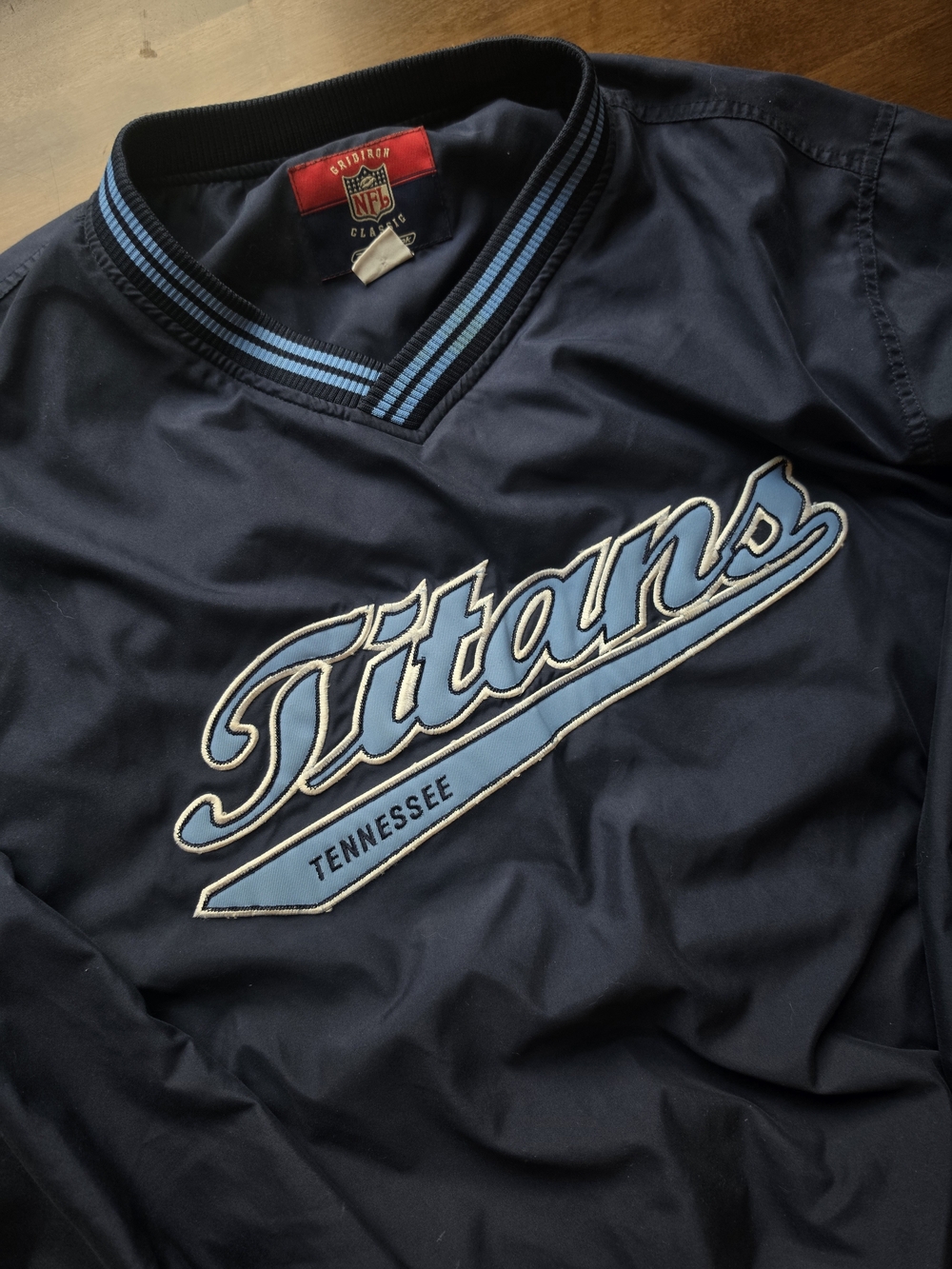 Vintage Reebok NFL Tennessee Titans Pullover Windbreaker Jacket Men's Large